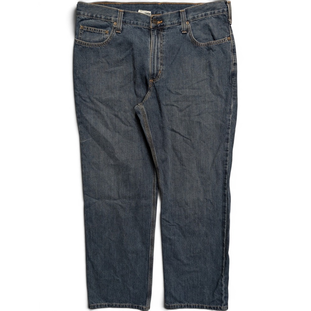 Carhartt Mens Relaxed Fit Jeans 38 x 30 Denim Workwear Blue 101483-968